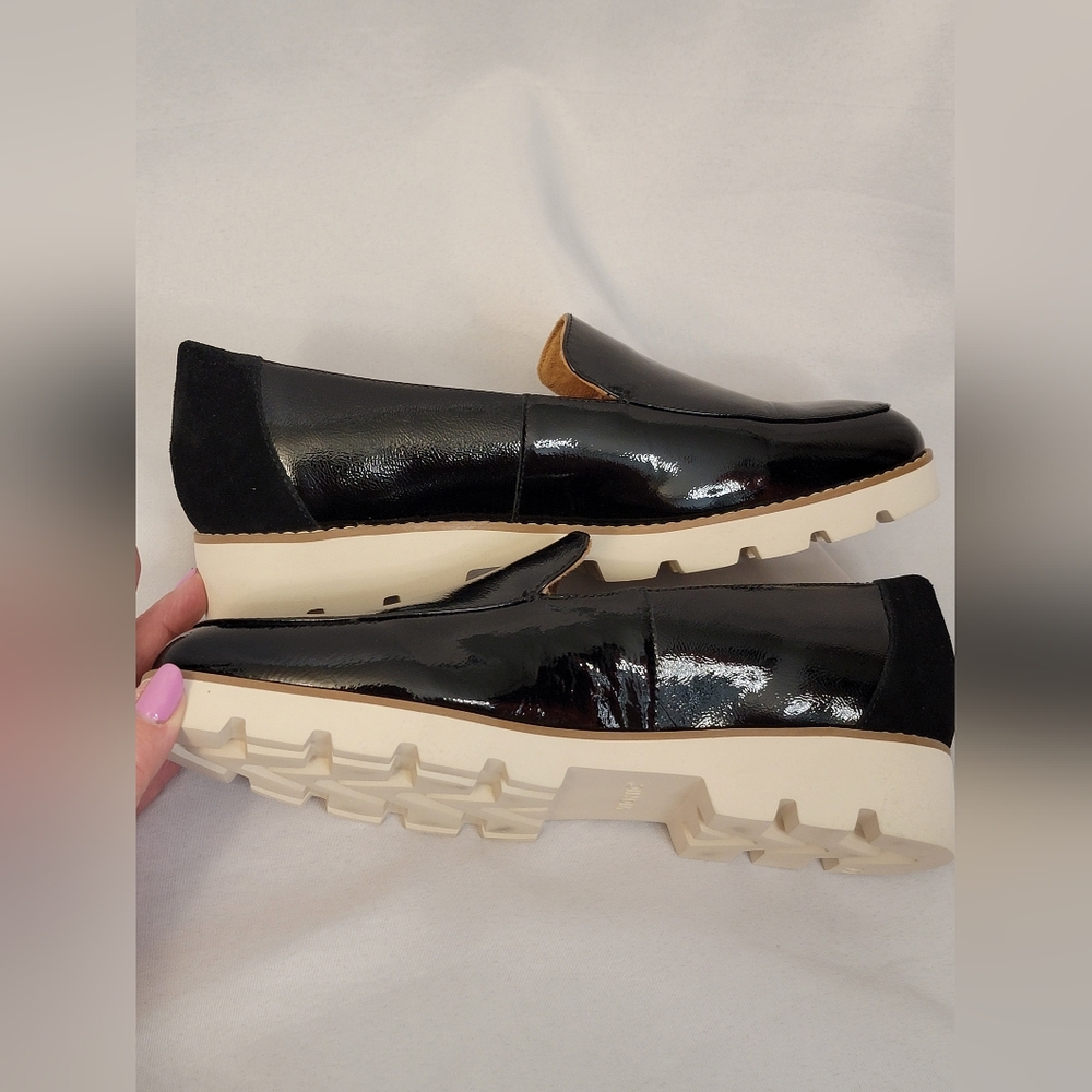 Vionic Kensley Black Patent Slip-On Loafers with Contrast Sole Size 9.5 - Picture 11 of 14